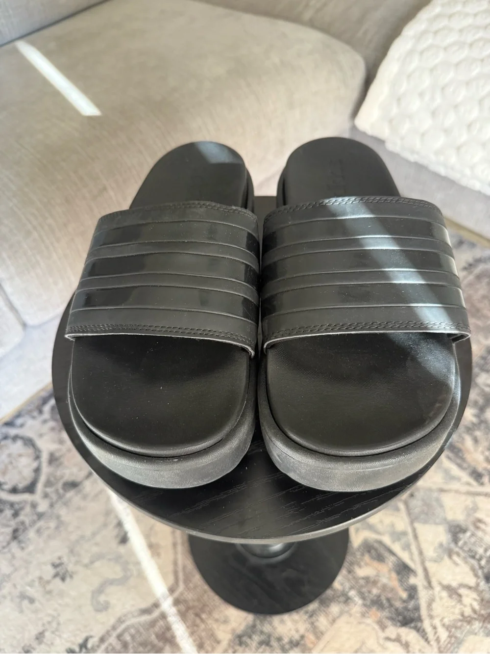 Adidas Women's Adilette Platform Slides Slippers SZ 9